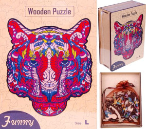 Drewniane Puzzle Dla Dorosłych Układanka Prezent