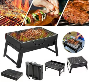Grill Turystyczny Węglowy Przenośny Walizka Ruszt