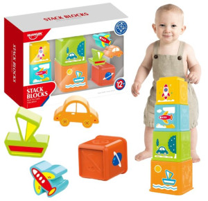 Kubeczki Piramidka Wieża Sorter Pojazdy Do Kąpieli