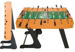Stół Piłkarski Stolik Piłkarzyki Gra Football Składany 125 Cm