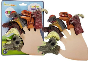 Kukiełki Pacynki Na Palce Dinozaury Teatrzyk Figur
