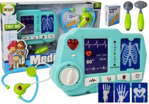 Zestaw Mały Lekarz Doktor Aparatura Rtg Akcesoria