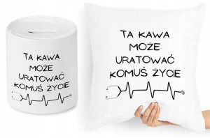 Dla Pielęgniarki Zestaw Poduszka + Skarbonka