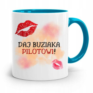 Dla Pilota Kubek Błękitny Na Prezent Na Urodziny