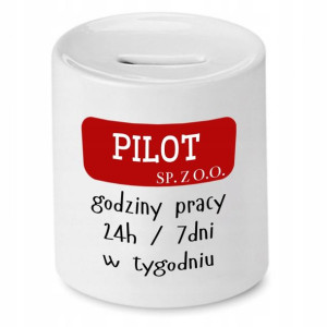 Dla Pilota Skarbonka Marketing Prezent