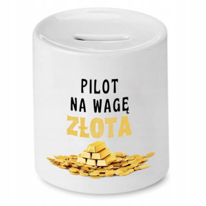 Dla Pilota Skarbonka Marketing Prezent