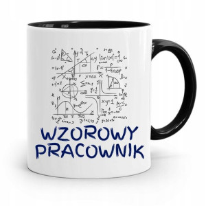 Dla Pracownika Kubek Czarny Wzorowy Pracownik