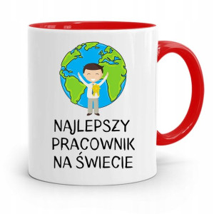Dla Pracownika Kubek Czerwony Najlepszy Pracownik