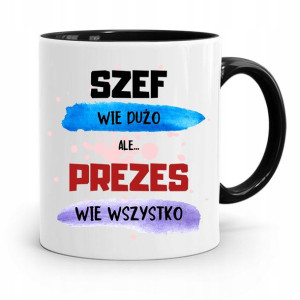 Dla Prezesa Viceprezesa Kubek Czarny Na Prezent