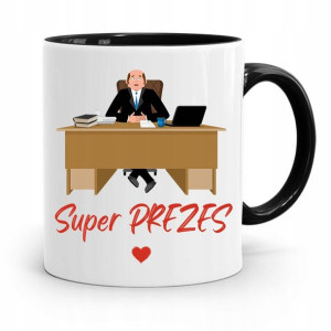 Dla Prezesa Viceprezesa Kubek Czarny Na Prezent