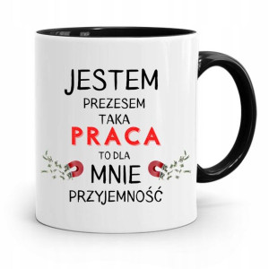 Dla Prezesa Viceprezesa Kubek Czarny Na Prezent