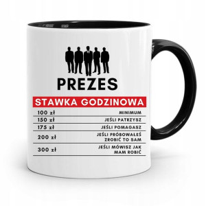 Dla Prezesa Viceprezesa Kubek Czarny Na Prezent