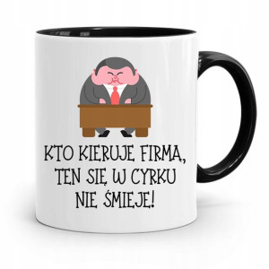 Dla Prezesa Viceprezesa Kubek Czarny Na Prezent
