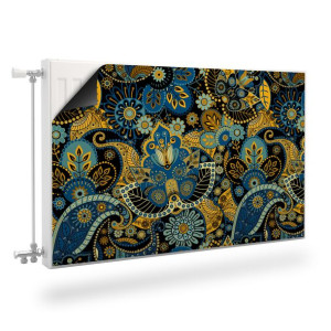 OSŁONA Magnetyczna Na Grzejnik ROŚLINY Folklor Ornamenty 110cm x 60cm