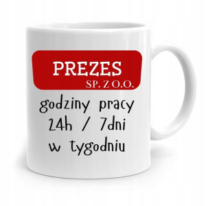 Dla Prezesa Viceprezesa Kubek Prezes Sp. Z O.o.