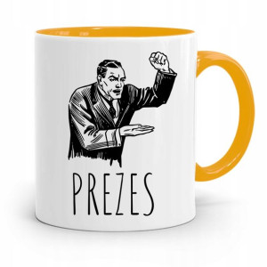 Dla Prezesa Viceprezesa Kubek Żółty Na Prezent