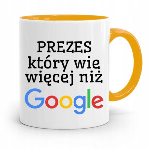 Dla Prezesa Viceprezesa Kubek Żółty Na Prezent