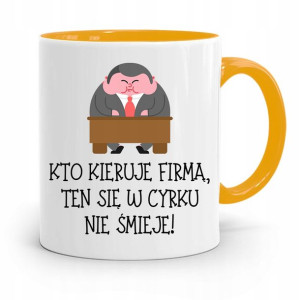 Dla Prezesa Viceprezesa Kubek Żółty Na Prezent