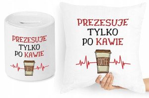 Dla Prezesa Zestaw Poduszka + Skarbonka Prezent