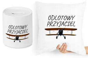 Dla Przyjaciela Zestaw Poduszka + Skarbonka