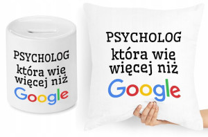 Dla Psychologa Zestaw Poduszka + Skarbonka Prezent