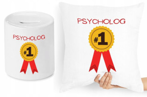 Dla Psychologa Zestaw Poduszka + Skarbonka Prezent