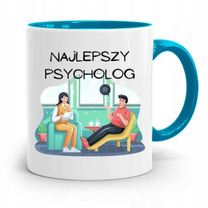 Dla Psychologa Psychiatry Terapeuty Kubek Błękitny