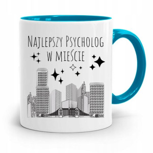 Dla Psychologa Psychiatry Terapeuty Kubek Błękitny