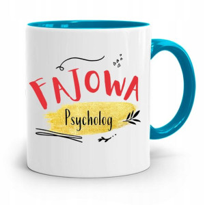 Dla Psychologa Psychiatry Terapeuty Kubek Błękitny