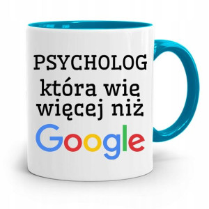Dla Psychologa Psychiatry Terapeuty Kubek Błękitny