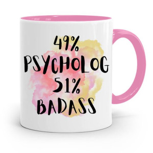 Dla Psychologa Psychiatry Terapeuty Kubek Różowy