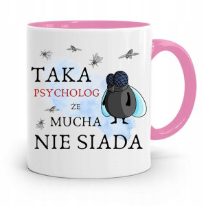 Dla Psychologa Psychiatry Terapeuty Kubek Różowy