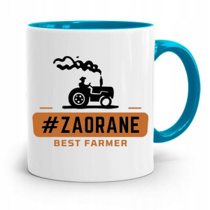 Dla Rolnika Kubek Błękitny #zaorane Best Farmer