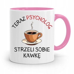 Dla Psychologa Psychiatry Terapeuty Kubek Różowy