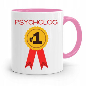 Dla Psychologa Psychiatry Terapeuty Kubek Różowy