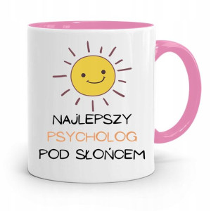 Dla Psychologa Psychiatry Terapeuty Kubek Różowy