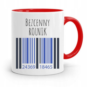 Dla Rolnika Kubek Czerwony Bezcenny Rolnik Prezent