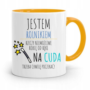 Dla Rolnika Kubek Zółty Na Cuda Trzeba Poczekać