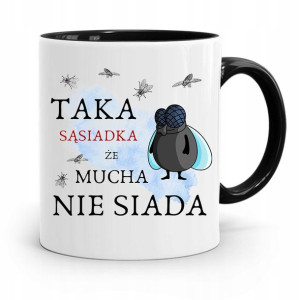 Dla Sąsiada Sąsiadki Kubek Czarny Na Prezent