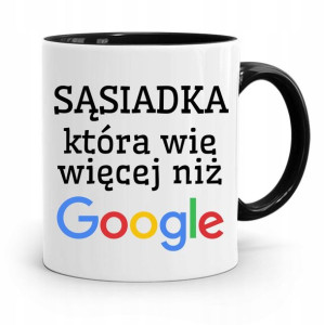 Dla Sąsiada Sąsiadki Kubek Czarny Na Prezent