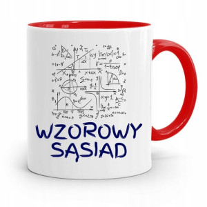 Dla Sąsiada Sąsiadki Kubek Czerwony Na Prezent