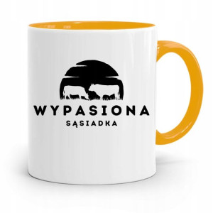 Dla Sąsiada Sąsiadki Kubek Żółty Na Prezent