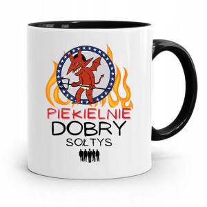 Dla Sołtysa Kubek Czarny Piekielnie Dobry Sołtys