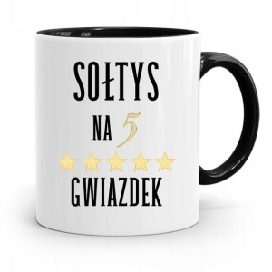 Dla Sołtysa Kubek Czarny Sołtys Na 5 Gwiazdek