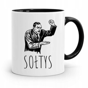 Dla Sołtysa Kubek Czarny Sołtys Prezent