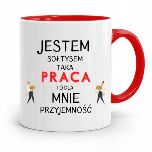 Dla Sołtysa Kubek Czerwony Jestem Sołtysem Prezent