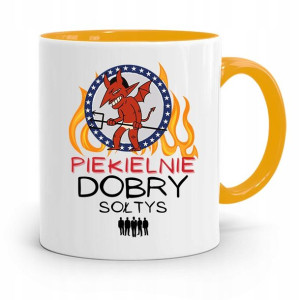 Dla Sołtysa Kubek Żółty Piekielnie Dobry Sołtys