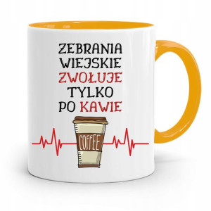 Dla Sołtysa Kubek Żółty Tylko Po Kawie Prezent