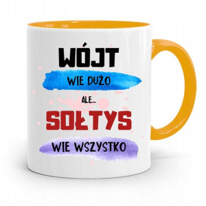 Dla Sołtysa Kubek Żółty Wie Wszystko Prezent