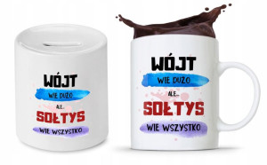 Dla Sołtysa Zestaw Kubek + Skarbonka Prezent
